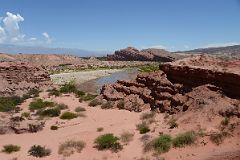 34 Rio de los Conchos With Los Castillos The Castles Beyond In Quebrada de Cafayate South Of Salta